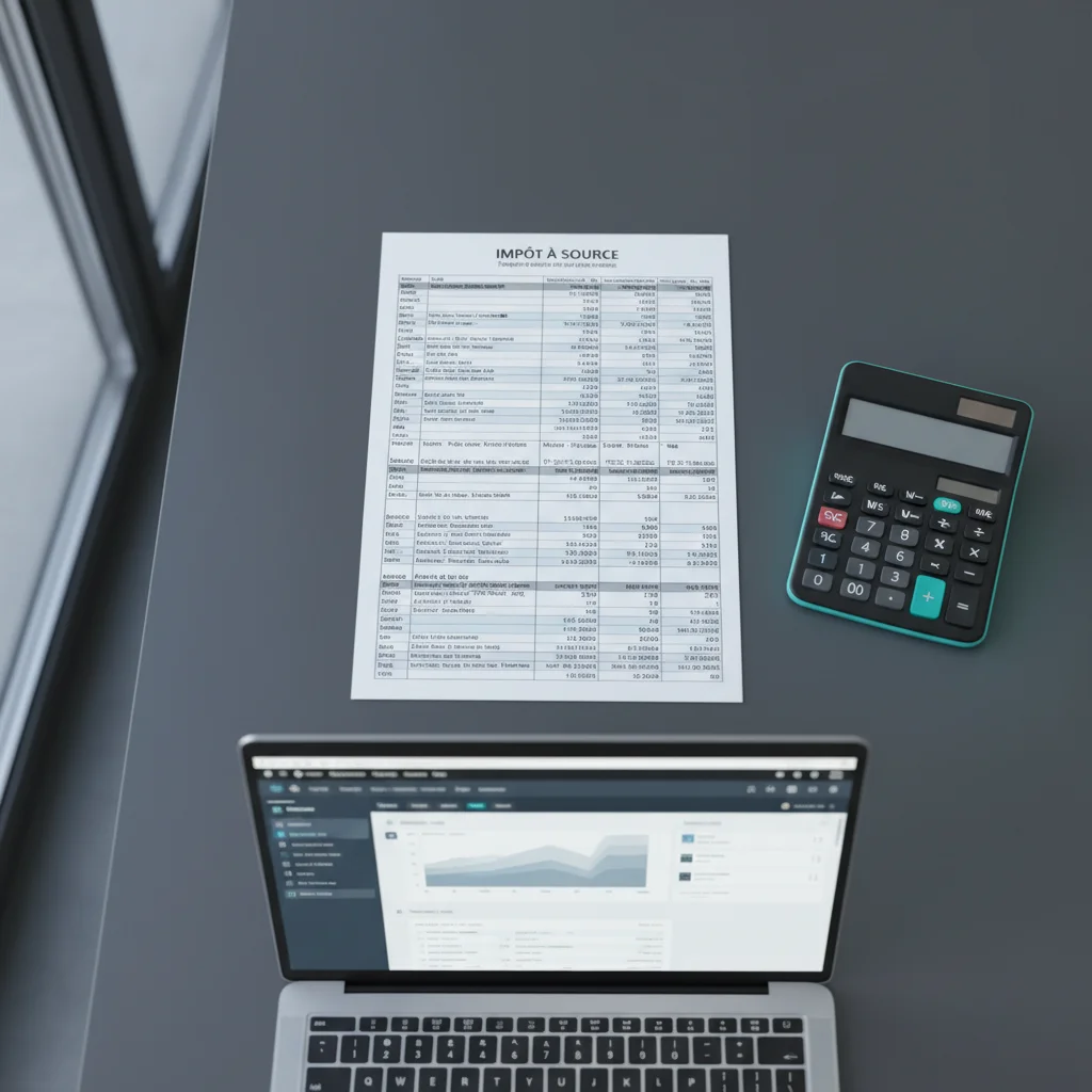 Impot a la source - rectification & TOU a Servette